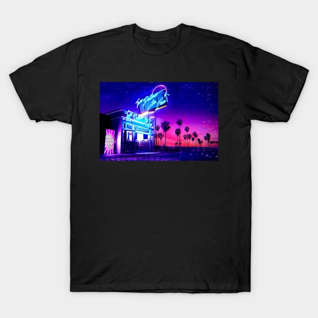 Two Late Fee Video Store T-Shirt by Two Dollar Late Fee